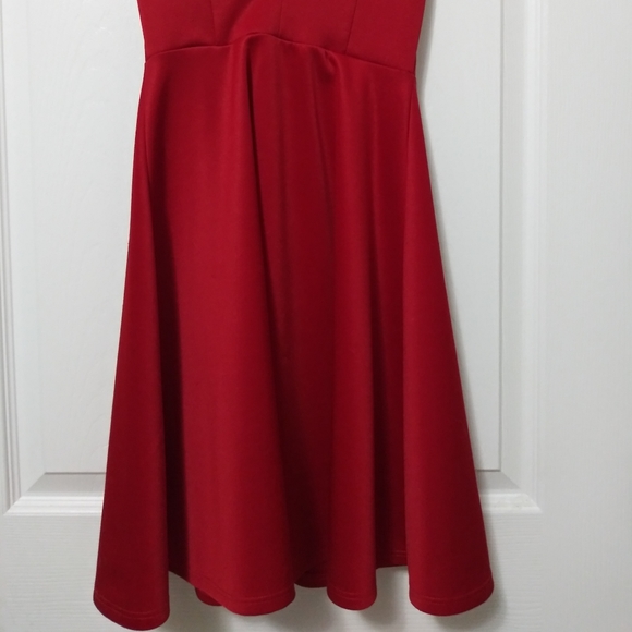 Strapless Red Dress - Picture 3 of 4